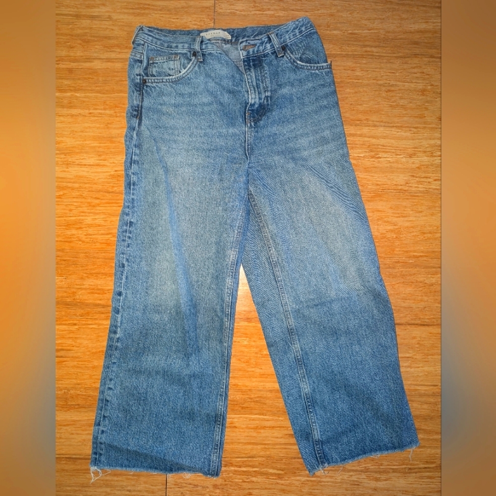 Top Shop high waisted cropped jeans